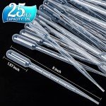 Teenitor 25-Pack 3ML Plastic Eye Droppers