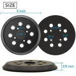 5-Inch Hook and Loop Sanding Pads - 4 Pack