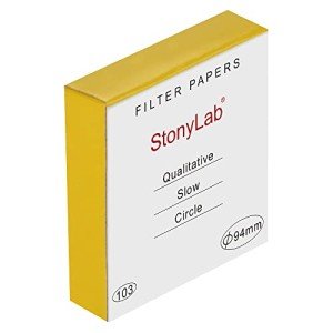 Stonylab Qualitative Filter Paper Circles, 100 Packs