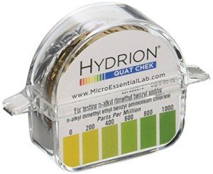 Hydrion Quat Check Test Paper Dispenser