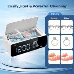 Wishluck 48KHz Jewelry Cleaner with LED Display