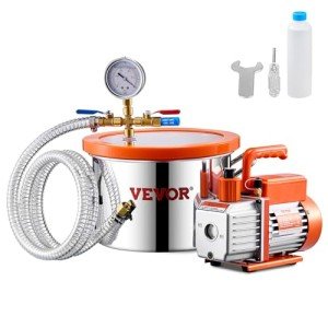 VEVOR 1.5 Gallon Vacuum Chamber Kit with Pump