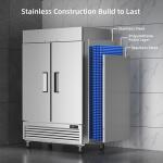 Coolski 54'' Commercial Stainless Steel Freezer