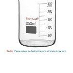 Stonylab 250 ml Graduated Glass Beaker with Spout