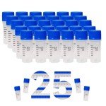 CryoKING 0.5ml Sterile Cryogenic Vials, 25 Pcs