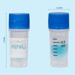 CryoKING 0.5ml Sterile Cryogenic Vials, 25 Pcs