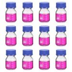 12 Pack 100ml Borosilicate Glass Storage Bottles