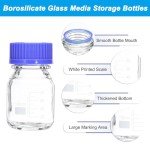 12 Pack 100ml Borosilicate Glass Storage Bottles