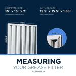 Kleen-Gard Aluminum Kitchen Hood Filters (Pack of 2)