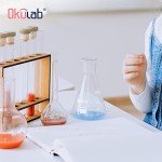 Set of 6 Borosilicate Conical Flasks, 500 mL