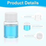 PATIKIL 20 Pack 15ml Wide Mouth Lab Bottles