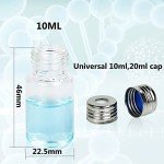 Precision 10 ml Borosilicate Glass Vials, 100 Pack