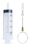 200ml Syringe with 27.6" Tube and 14G Needle