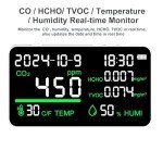 7-in-1 Rechargeable Air Quality Monitor & Tester