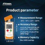 Digital Temperature Logger with LCD Display - 100 Days