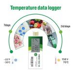 Freshliance USB Temperature Data Logger with LCD Display