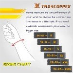 Copper Infused Compression Wrist Sleeve for Support