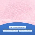 10 Pack Pink Disposable Lab Jackets - Small