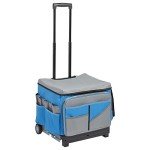 ECR4Kids Mobile Storage Rolling Cart with Organizer Bag