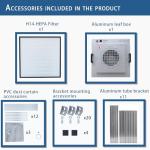 HEPA H14 Laminar Flow Hood with Filter