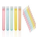 Okulab Plastic Test Tubes with Caps, 50pcs