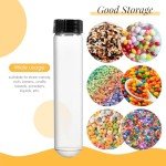 40ml Glass Test Tubes with Screw Caps - 24PCS