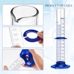 250ML Thick Glass Graduated Cylinder with Dropper