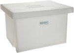 Heavy Duty Polyethylene Rectangular Tank, 21"x16"x14