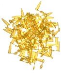 1000PCS Yellow Polypropylene Microcentrifuge Tubes 0.5ml