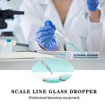 4-Pack Graduated Glass Pipettes with Rubber Caps