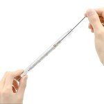 4-Pack Graduated Glass Pipettes with Rubber Caps