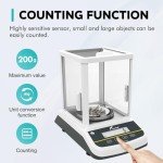 LAB FISH Dual Display Precision Analytical Balance 200g