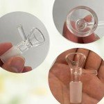12 Pcs Glass Funnels with Handle for Lab Use