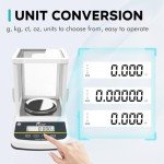 LAB FISH Dual Display Precision Analytical Balance 200g