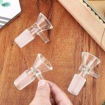 12 Pcs Glass Funnels with Handle for Lab Use