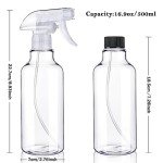 Hethyo 4-Pack Heavy Duty Spray Bottles 16.9oz