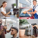 Hethyo 4-Pack Heavy Duty Spray Bottles 16.9oz