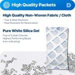 300g Silica Gel Packets - Rechargeable Desiccant