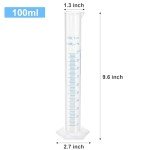 Bekith 12-Pack 100ml Clear Graduated Cylinders