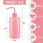 Lallisa 24-Piece 500ml Pink Squeeze Bottles Set
