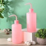 Lallisa 24-Piece 500ml Pink Squeeze Bottles Set
