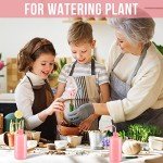 Lallisa 24-Piece 500ml Pink Squeeze Bottles Set