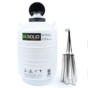 30L Cryogenic Liquid Nitrogen Tank with Straps