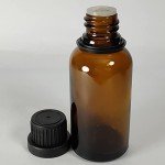 24 Pack of 1oz Amber Glass Dropper Bottles