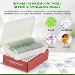 AmScope 25pc Prepared Microscope Slides Set