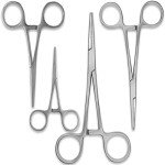 Durable 4-Piece Stainless Steel Hemostat Set