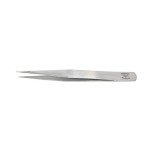 Precision Stainless Steel Lab Tweezers with Medium Point