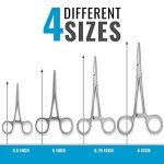 Durable 4-Piece Stainless Steel Hemostat Set