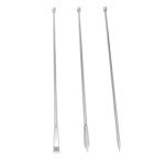 Mini Stainless Steel Lab Sampling Spoon Set (6)