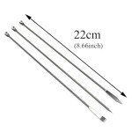 Mini Stainless Steel Lab Sampling Spoon Set (6)